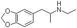 3,4-亚甲二氧基-N-乙基安非他命分子结构 (CAS 82801-81-8)