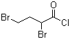 structure of CAS# 82820-87-9, 2,4-Dibromobutyryl chloride