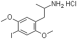 盐酸 DOI分子结构 (CAS 82830-44-2)