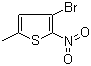 3-Bromo-5-methyl-2-nitrothiophene molecular structure (CAS 82834-44-4)