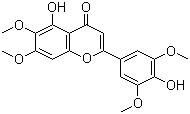 4',5-Dihydroxy-3',5',6,7-tetramethoxyflavone molecular structure (CAS 83133-17-9)