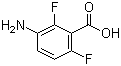 3-Amino-2,6-difluorobenzoic acid molecular structure (CAS 83141-11-1)