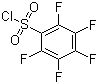 五氟苯磺酰氯分子结构 (CAS 832-53-1)