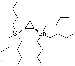 rel-(1R,2R)-1,2-环丙烷二基二[三丁基锡烷]分子结构 (CAS 832132-82-8)