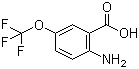 2-氨基-5-(三氟甲氧基)苯甲酸分子结构 (CAS 83265-56-9)