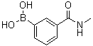 structure of CAS# 832695-88-2, 3-(Methylcarbamoyl)benzeneboronic acid;[3-(N-Methylaminocarbonyl)phenyl]boronic acid