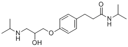 Esmolol isopropyl amine molecular structure (CAS 83356-59-6)