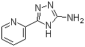 structure of CAS# 83417-23-6, 5-(Pyridin-2-yl)-4H-1,2,4-triazol-3-amine;3-Amino-5-(2-pyridyl)-1,2,4-triazole