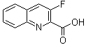 3-Fluoro-2-quinolinecarboxylic acid molecular structure (CAS 834884-07-0)