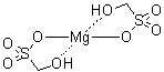 Hydroxymethanesulfonic acid magnesium complex molecular structure (CAS 83529-10-6)