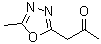 1-(5-Methyl-1,3,4-oxadiazol-2-yl)-2-propanone molecular structure (CAS 83553-13-3)