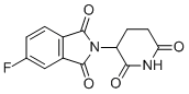 2-(2,6-Dioxopiperidin-3-yl)-5-fluoroisoindoline-1,3-dione molecular structure (CAS 835616-61-0)