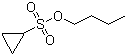 Butyl cyclopropanesulfonate molecular structure (CAS 83635-12-5)