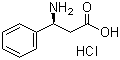 结构式 CAS# 83649-47-2, (S)-3-氨基-3-苯基丙酸盐酸盐