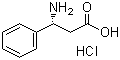 结构式 CAS# 83649-48-3, (R)-3-氨基-3-苯基丙酸盐酸盐
