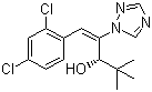 Diniconazole (+)-form molecular structure (CAS 83657-19-6)