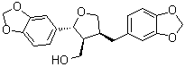 structure of CAS# 83708-70-7, (-)-Dihydrosesamin;(2R,3S,4S)-2-(1,3-Benzodioxol-5-yl)-4-(1,3-benzodioxol-5-ylmethyl)tetrahydro-3-furanmethanol