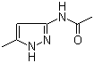 3-Acetamido-5-methylpyrazole molecular structure (CAS 83725-05-7)
