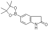 结构式 CAS# 837392-64-0, 2-氧代吲哚啉-5-硼酸频哪醇酯