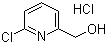 6-氯吡啶-2-甲醇盐酸盐分子结构 (CAS 83782-89-2)