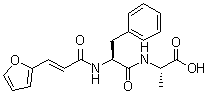 呋喃基丙烯酰-L-苯丙氨酰-L-丙氨酸分子结构 (CAS 83803-17-2)
