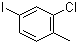 structure of CAS# 83846-48-4, 2-Chloro-4-iodotoluene;2-Chloro-4-iodo-1-methylbenzene
