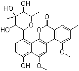 Chrysomycin B molecular structure (CAS 83852-56-6)
