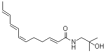结构式 CAS# 83883-10-7, 羟基-alpha-山椒醇
