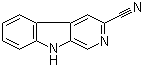 9H-Pyrido[3,4-b]indole-3-carbonitrile molecular structure (CAS 83911-48-2)