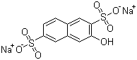 Disodium 2-naphthol-3,7-disulfonate  molecular structure (CAS 83949-45-5)