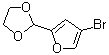 2-(4-Bromo-2-furyl)-1,3-dioxolane molecular structure (CAS 83953-42-8)