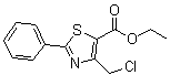 4-(Chloromethyl)-2-phenyl-5-thiazolecarboxylic acid ethyl ester molecular structure (CAS 83983-12-4)