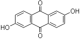 结构式 CAS# 84-60-6, 2,6-二羟基-9,10-蒽二酮