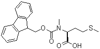 N-[(9H-Fluoren-9-ylmethoxy)carbonyl]-N-methyl-L-methionine molecular structure (CAS 84000-12-4)