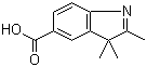 2,3,3-Trimethyl-3H-indole-5-carboxylic acid molecular structure (CAS 84100-84-5)
