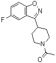 1-[4-(5-Fluoro-1,2-benzisoxazol-3-yl)-1-piperidinyl]ethanone molecular structure (CAS 84163-10-0)