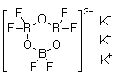 三氧六氟三硼酸钾分子结构 (CAS 84282-33-7)