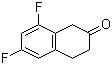 6,8-Difluoro-2-tetralone molecular structure (CAS 843644-23-5)