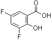 3,5-Difluorosalicylic acid molecular structure (CAS 84376-20-5)