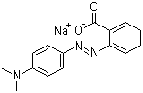 甲基红钠盐分子结构 (CAS 845-10-3)