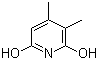 2,6-Dihydroxy-3,4-dimethylpyridine molecular structure (CAS 84540-47-6)