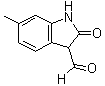 2,3-Dihydro-6-methyl-2-oxo-1H-indole-3-carboxaldehyde molecular structure (CAS 845655-53-0)