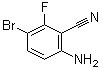 structure of CAS# 845866-92-4, 6-Amino-3-bromo-2-fluorobenzonitrile