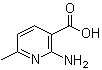 2-Amino-6-methylnicotinic acid molecular structure (CAS 846021-26-9)