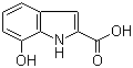 7-Hydroxy-1H-indole-2-carboxylic acid molecular structure (CAS 84639-84-9)