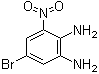 4-溴-6-硝基-1,2-苯二胺分子结构 (CAS 84752-20-5)