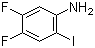 structure of CAS# 847685-01-2, 4,5-Difluoro-2-iodoaniline