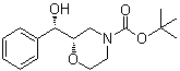 (2S)-2-[(S)-Hydroxyphenylmethyl]-4-morpholinecarboxylic acid 1,1-dimethylethyl ester molecular structure (CAS 847805-32-7)