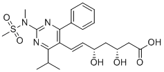 Desfluoro Rosuvastatin calcium salt molecular structure (CAS 847849-66-5)