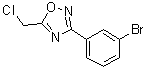 3-(3-Bromophenyl)-5-(chloromethyl)-1,2,4-oxadiazole molecular structure (CAS 848316-20-1)